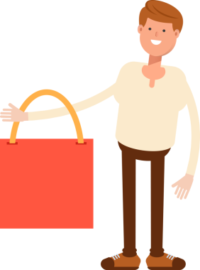 Erkek Karakteri İllüstrasyonu Clipart