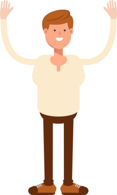 Erkek Karakteri İllüstrasyonu Clipart