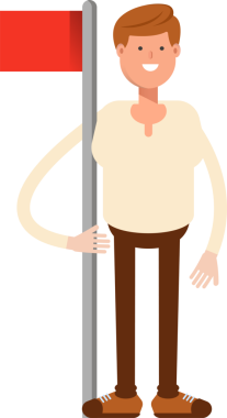 Erkek Karakteri İllüstrasyonu Clipart