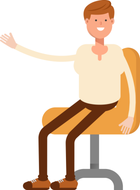 Erkek Karakteri İllüstrasyonu Clipart