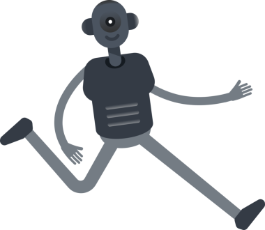 İnsanımsı Robot Karakteri Çizimi