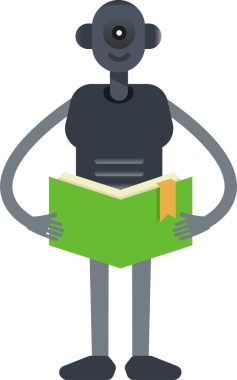 İnsansı Robot Karakteri Okuma Kitabı