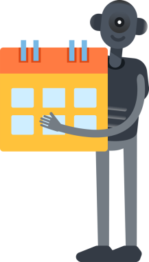 İnsansı Robot Karakteri Tutma Takvimi