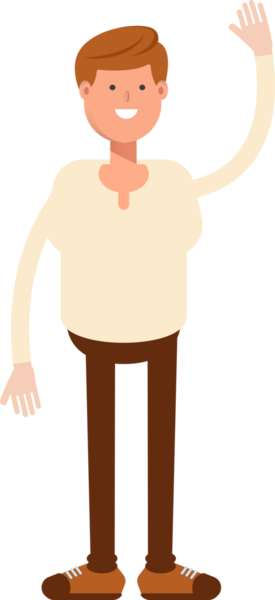 Erkek Karakteri İllüstrasyonu Clipart