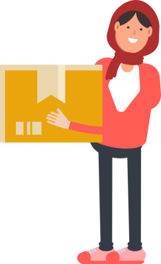 Arap Kadın Karakteri Clipart