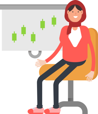 Arap Kadın Karakteri Clipart