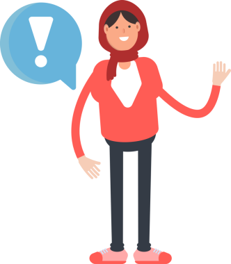 Arap Kadın Karakteri Clipart