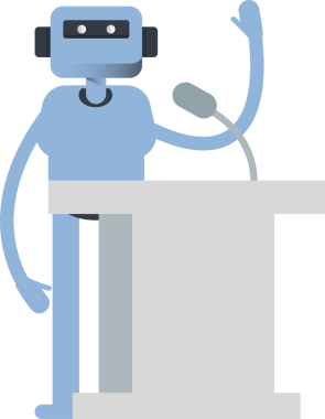 Podyumda Konuşan İnsansı Karakter