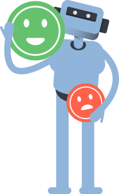 İnsansı Karakter ve Duygu Simgesi