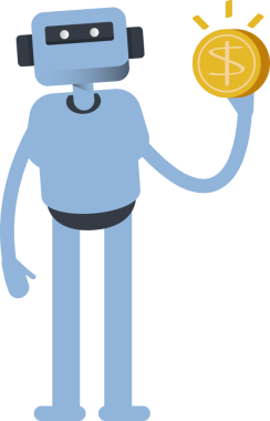 Bir Dolar Tutan İnsansı Karakter