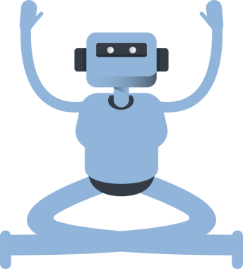 İnsansı Karakter Oturan Çizim