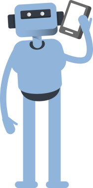 Akıllı Telefonla Konuşan İnsansı Karakter