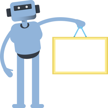 İnsansı Karakter Boş İmza Tutuyor