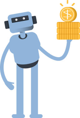 İnsansı Karakter Dolarlık Bozukluklar Tutuyor