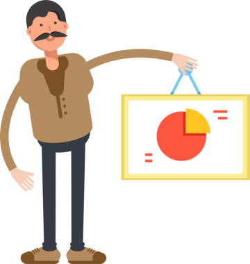 Yaşlı Adam Karakter Çizimi