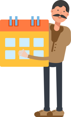 Yaşlı Adam Karakter Çizimi