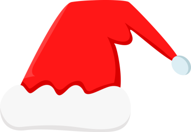 Santa Hat İllüstrasyon Clipart