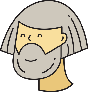 Sakallı Adam Avatar Clipart