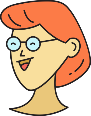 Kadın Yüzü Avatar Clipart