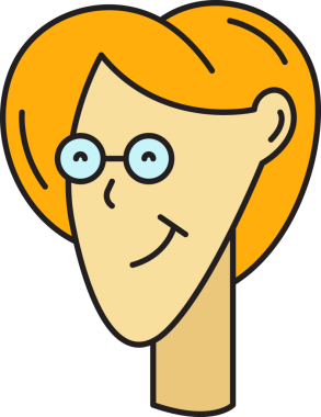 Erkek Yüzlü Avatar Clipart