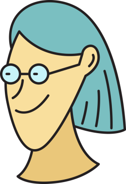 Kadın Yüzü Avatar Clipart