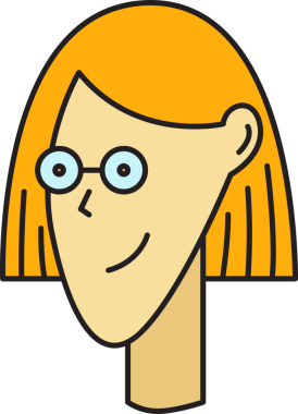 Kadın Yüzü Avatar Clipart