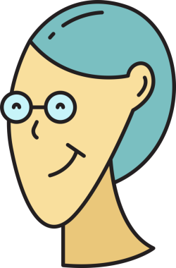 Erkek Yüzlü Avatar Clipart