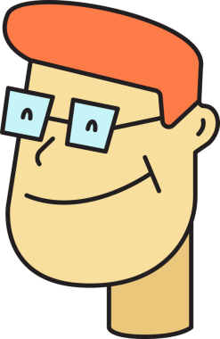 Erkek Yüzlü Avatar Clipart