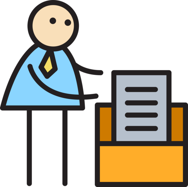 İş adamı Belge Çubuğu Figürü