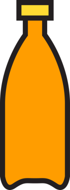 Şişe Paketleme Simgesi İllüstrasyonu