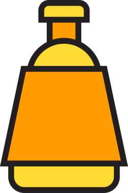 Şişe Paketleme Simgesi İllüstrasyonu