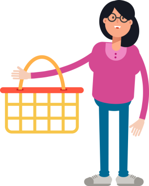 Kadın Çizgi Film Karakteri Clipart