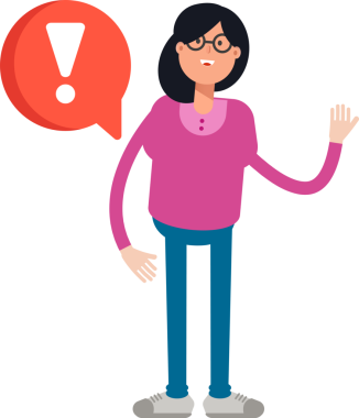 Kadın Çizgi Film Karakteri Clipart