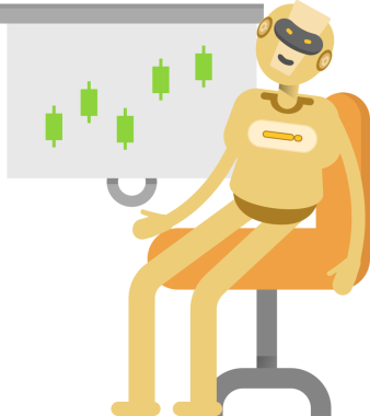 İnsansı Robot Karakteri Clipart