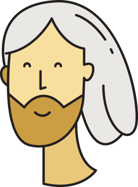 Sakallı Adam Yüzü Çizimi