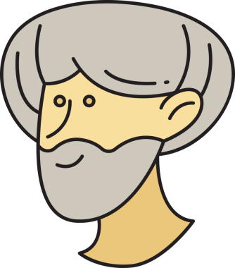 Sakallı Adam Yüzü Çizimi