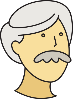 Sakallı Adam Yüzü Çizimi