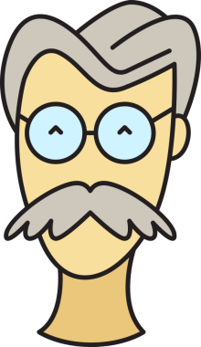 Yaşlı Adam Avatar Çizgi Roman Biçimi