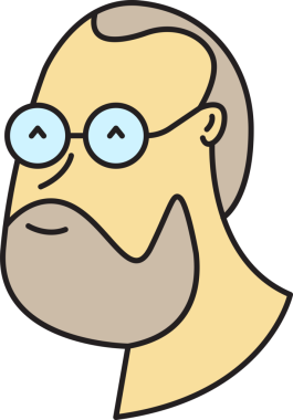 Yaşlı Adam Avatar Çizgi Roman Biçimi