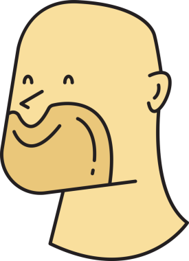 Yaşlı Adam Avatar Çizgi Roman Biçimi