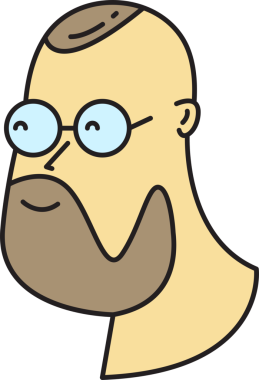 Yaşlı Adam Avatar Çizgi Roman Biçimi