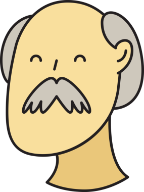 Yaşlı Adam Avatar Çizgi Roman Biçimi