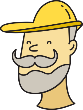 Yaşlı Adam Avatar Çizgi Roman Biçimi