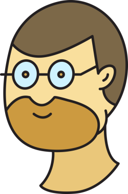 Yaşlı Adam Avatar Çizgi Roman Biçimi