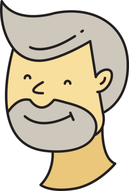 Yaşlı Adam Avatar Çizgi Roman Biçimi