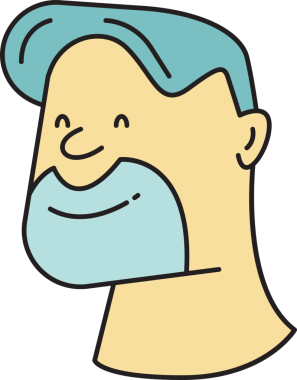 Yaşlı Adam Avatar Çizgi Roman Biçimi