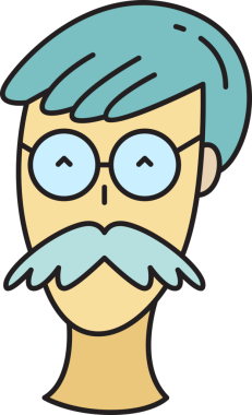 Yaşlı Adam Avatar Çizgi Roman Biçimi