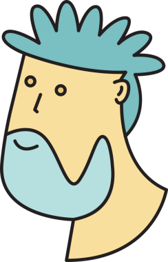 Yaşlı Adam Avatar Çizgi Roman Biçimi