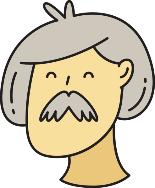 Yaşlı Adam Avatar Çizgi Roman Biçimi