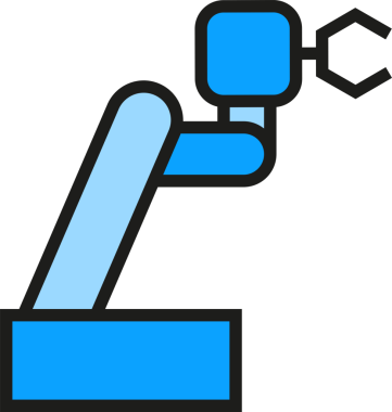 Robotik Kol Simgesi Clipart